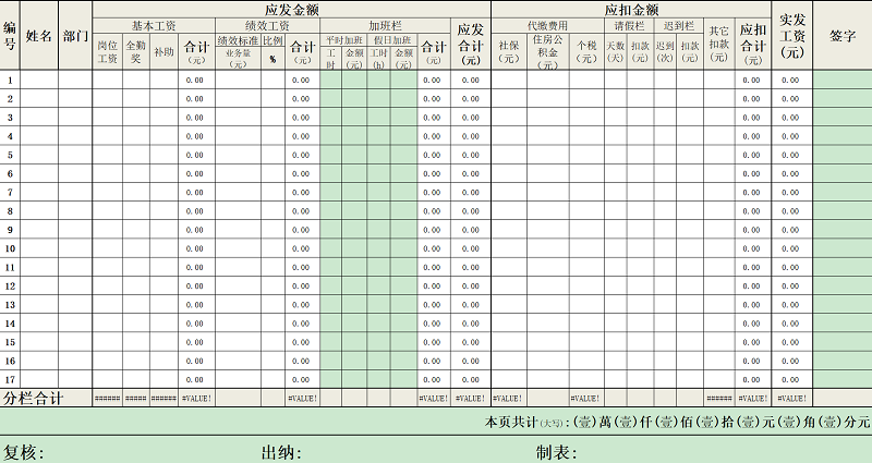 680个带公式的Excel模板完整免费版(1)