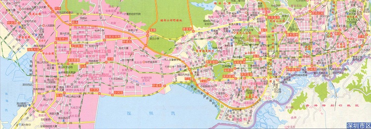 深圳市地图全图