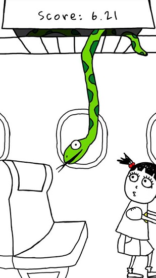 飞机上的蛇游戏