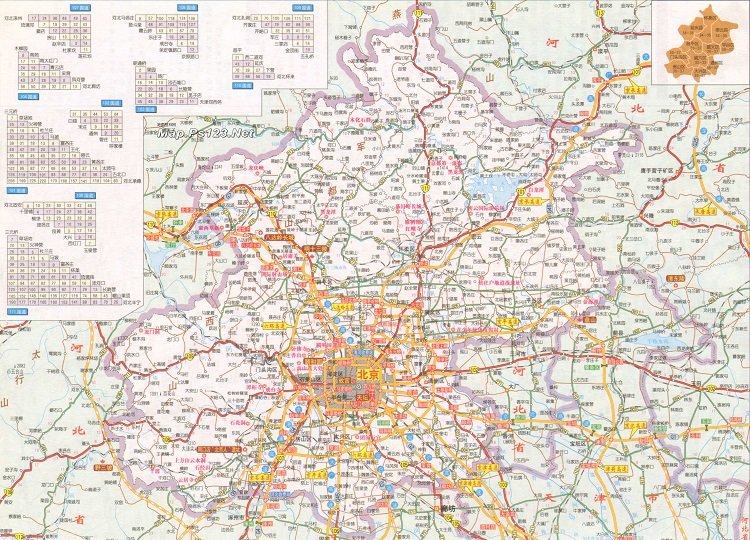 北京交通地图全图高清版免费版(1)