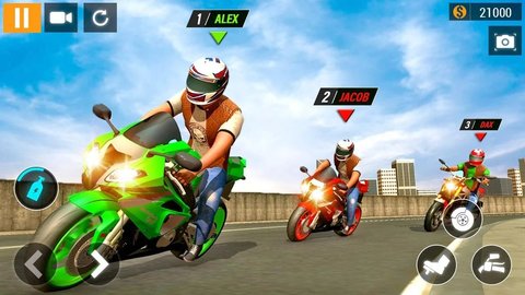 城市摩托车赛车游戏v1.8 安卓版(1)