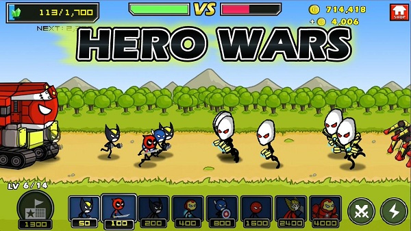 英雄战争超级火柴人防御无敌版v1.0.2 安卓版(2)