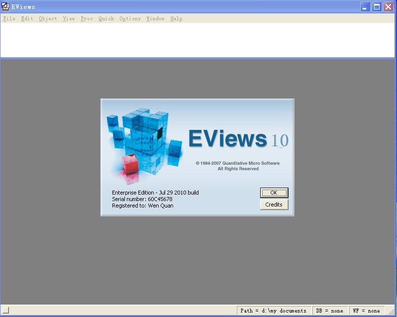 eviews最新版v10.0 正式版(1)