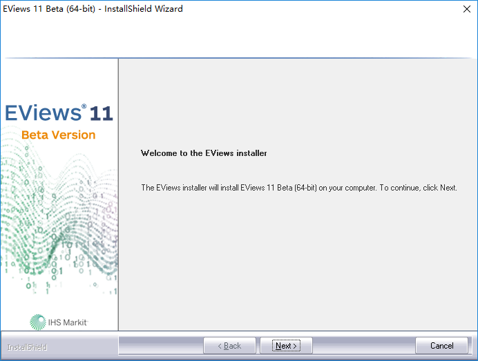 eviews11软件v11.0 bate版(1)
