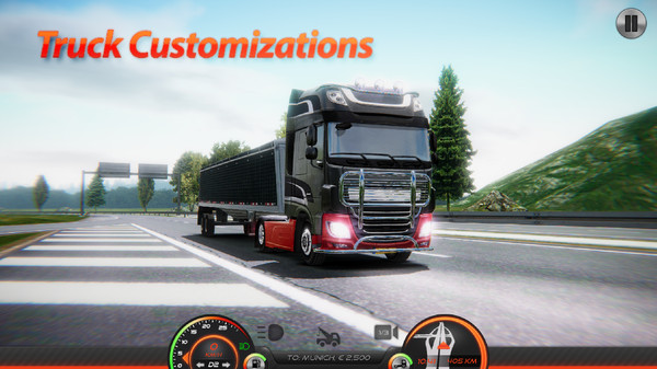 卡车模拟器欧洲2无限金币版
