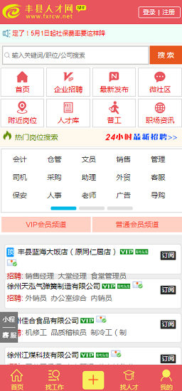 丰县人才网手机版v1.0 安卓版(1)