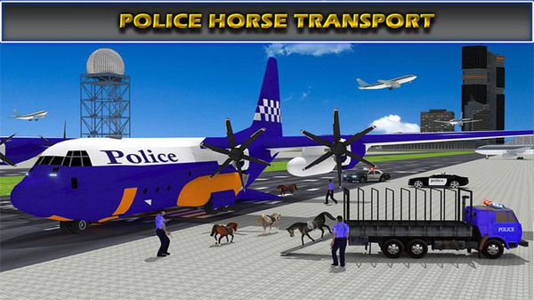 警察飞机运输模拟器游戏
