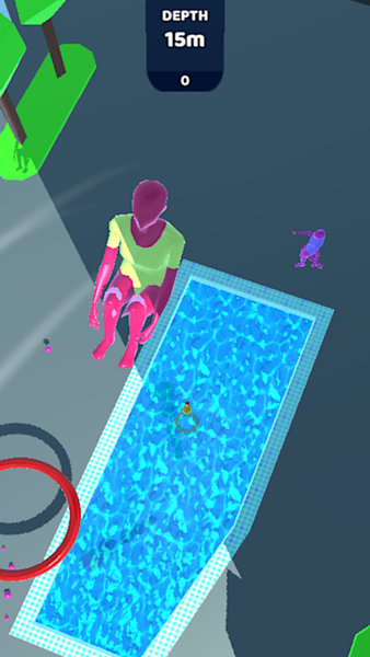 紫色跳水员游戏