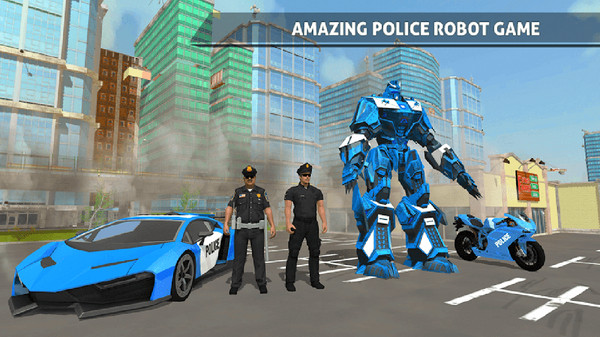 警察机器人汽车游戏手机版(3)