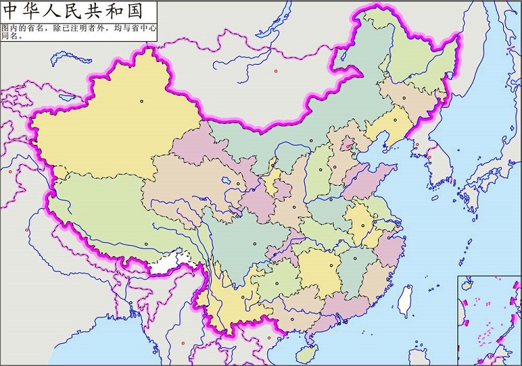 中华人民共和国地图高清版大图(1)