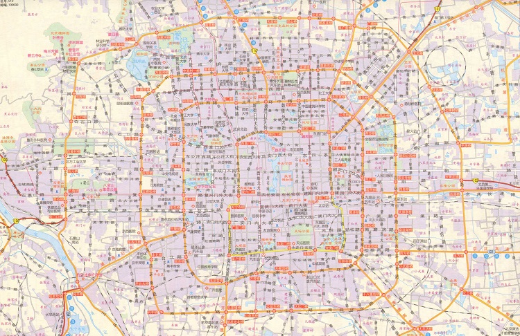 北京市区地图最新版