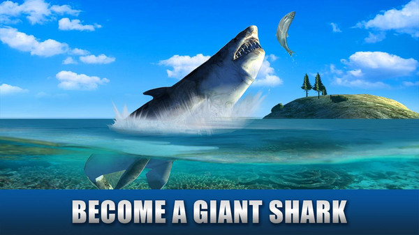 凶残鲨鱼模拟游戏