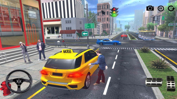 模拟驾驶出租车游戏