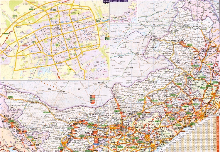 内蒙古交通地图高清版大图