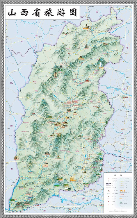 山西省旅游地图高清版可放大版(1)
