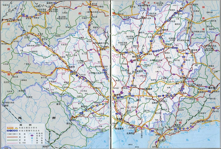 广西交通地图全图高清版免费版(1)