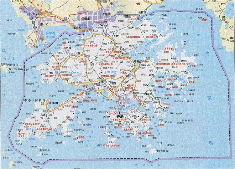 香港旅游地图高清版(1)