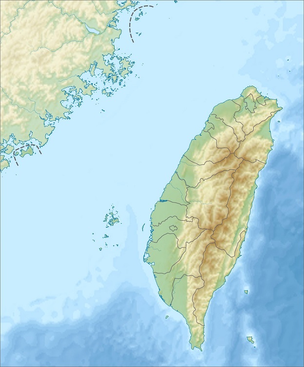 台湾地形图全图高清版大图(2)
