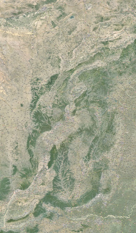 晋州市卫星地图图片
