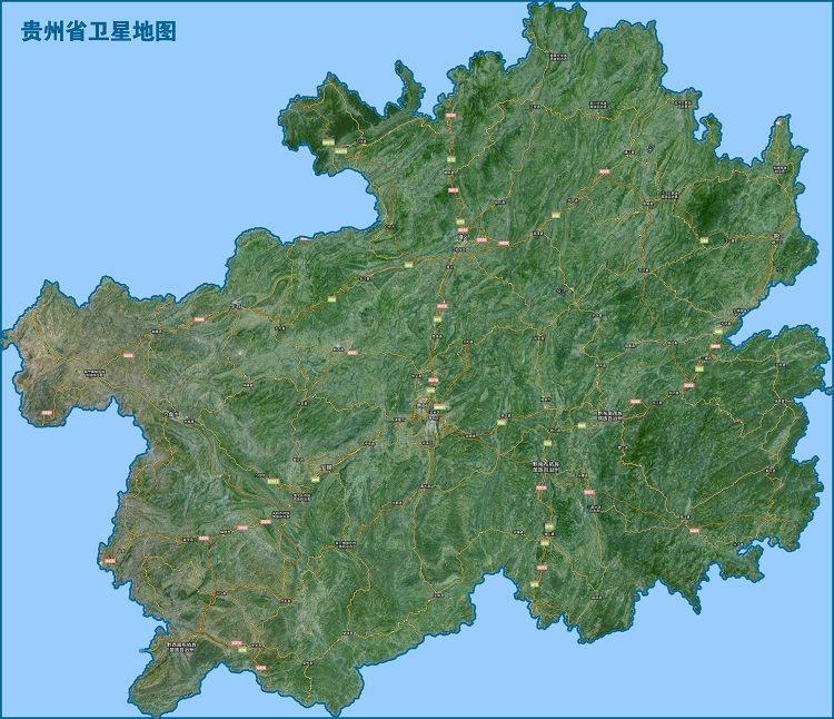 贵州卫星地图高清版
