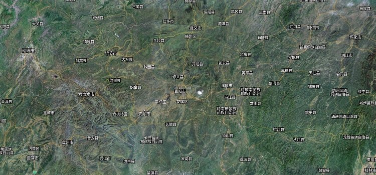 贵州卫星地图2019可放大版(1)