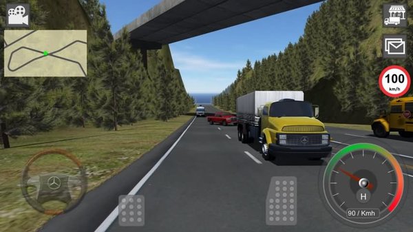 奔驰卡车模拟器手机版(2)