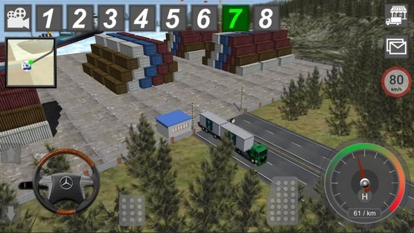 奔驰卡车模拟器手机版v6.32 安卓版(1)