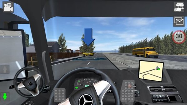 gbd奔驰卡车模拟器无限金币版v6.28 安卓内购版(3)