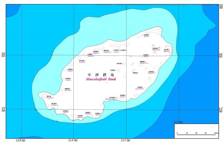 中沙群岛地图高清版大图(1)