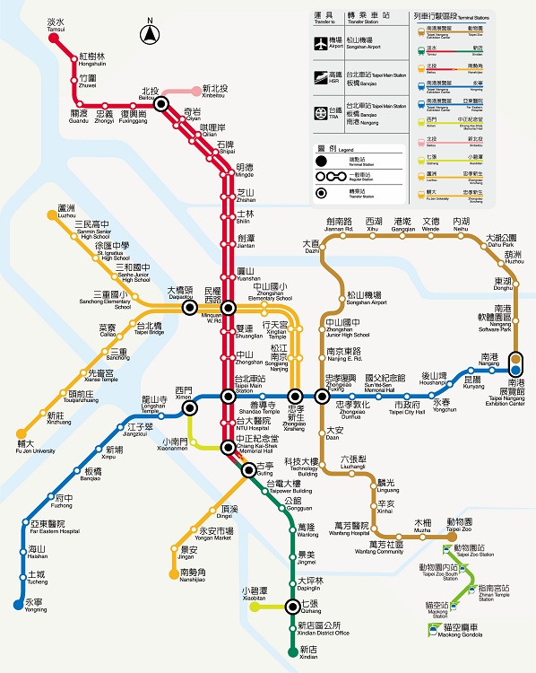 台湾高铁地图全图