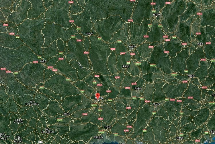 广西谷歌地图高清卫星地图大图(1)