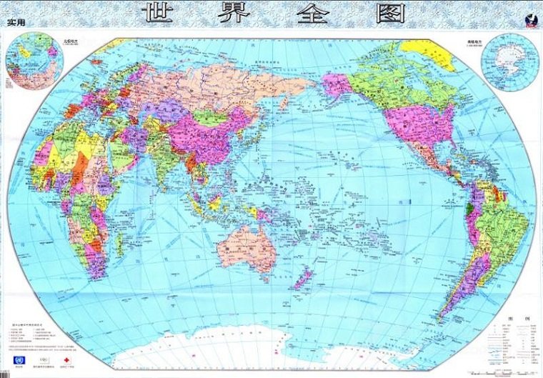 世界全图高清版地图