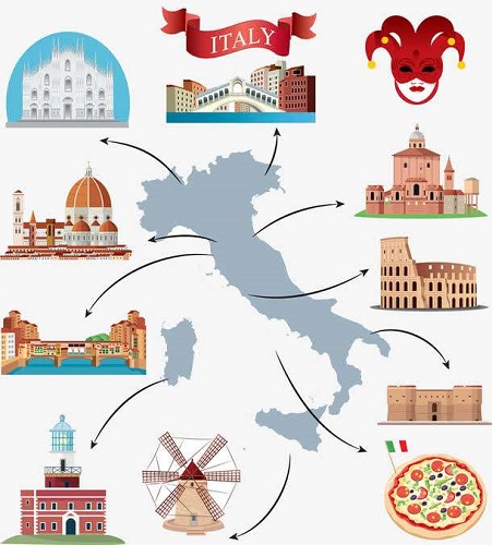 意大利地图全图高清版电子版(1)