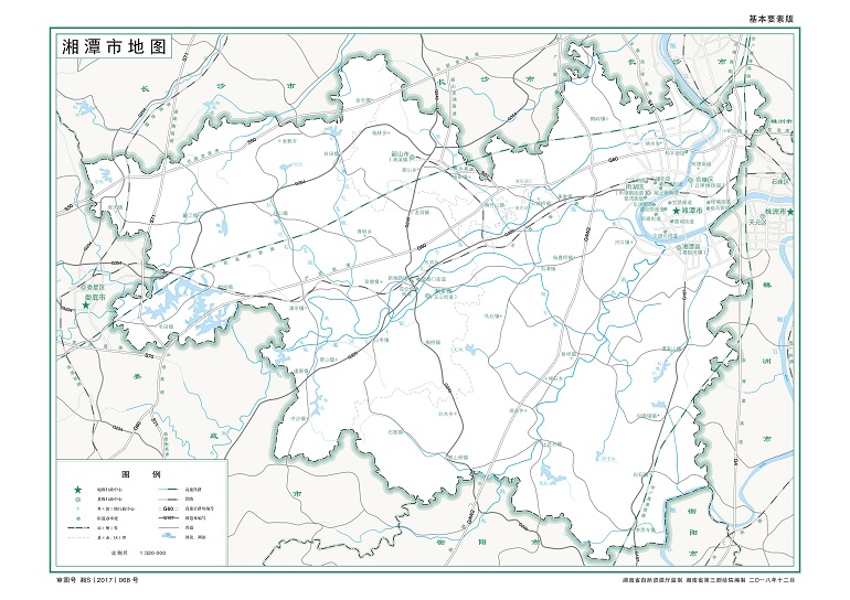 湘潭地图可缩放版大图版(1)