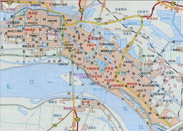 荆州地图全图版可缩放版(1)