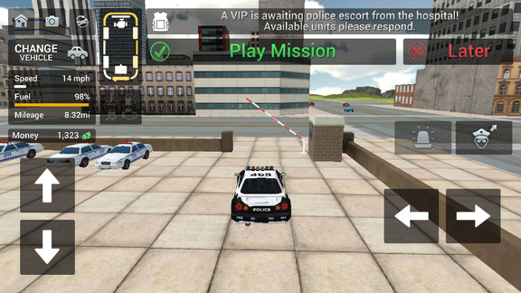 警车模拟手机游戏