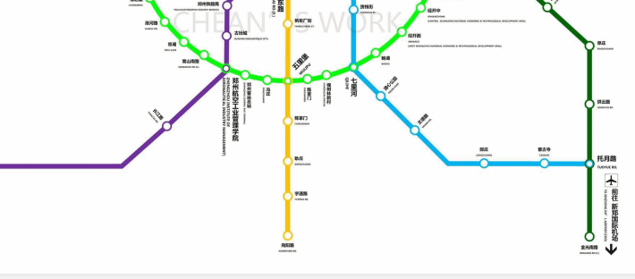 郑州地铁线路图(1)