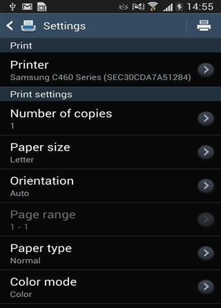 samsung print service plugin软件