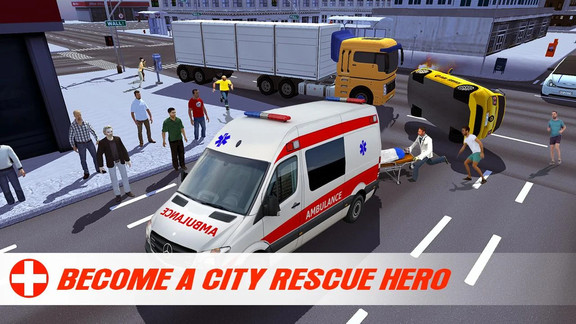 救护车驾驶模拟手机版v1.0 安卓版(1)