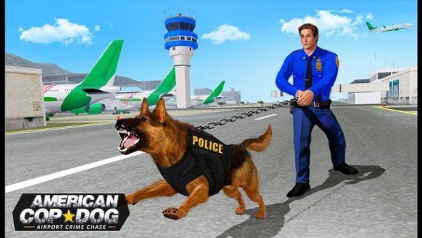 模拟警犬抓捕犯罪游戏