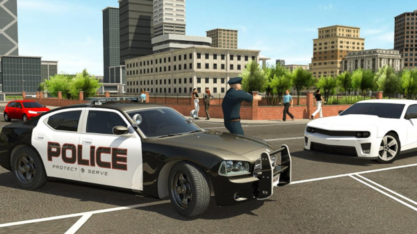警车驾驶模拟器无限金币版(1)