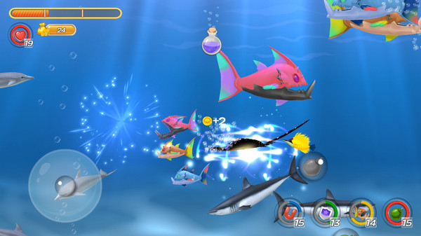 大鱼吃小鱼3d版手机版v1.0.6 安卓鲨鱼版(2)