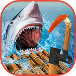 木筏生存逃离鲨鱼中文版 v1.0 安卓版