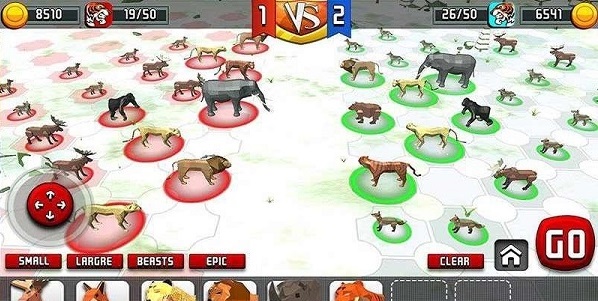野兽动物王国战斗模拟器无限金币版v1.4 安卓版(1)