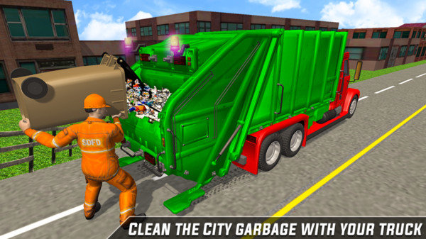 城市垃圾车模拟器手机版(1)