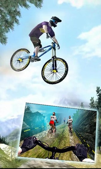 模拟山地自行车竞速破解版(1)