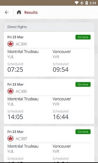 加拿大航空app