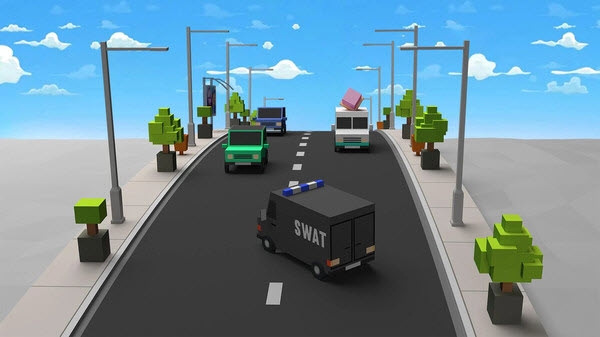 疯狂的汽车道路游戏v1.0 安卓版(1)