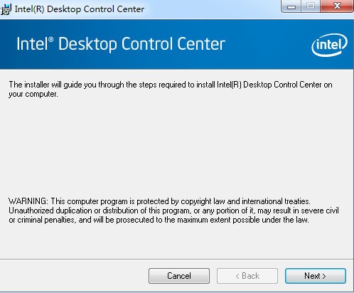 intel desktop control center软件v5.5.1.48 官方版(1)