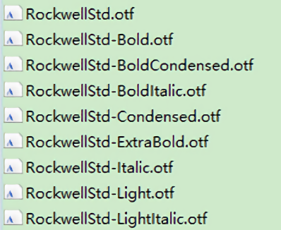 rockwell字体软件官方版(1)